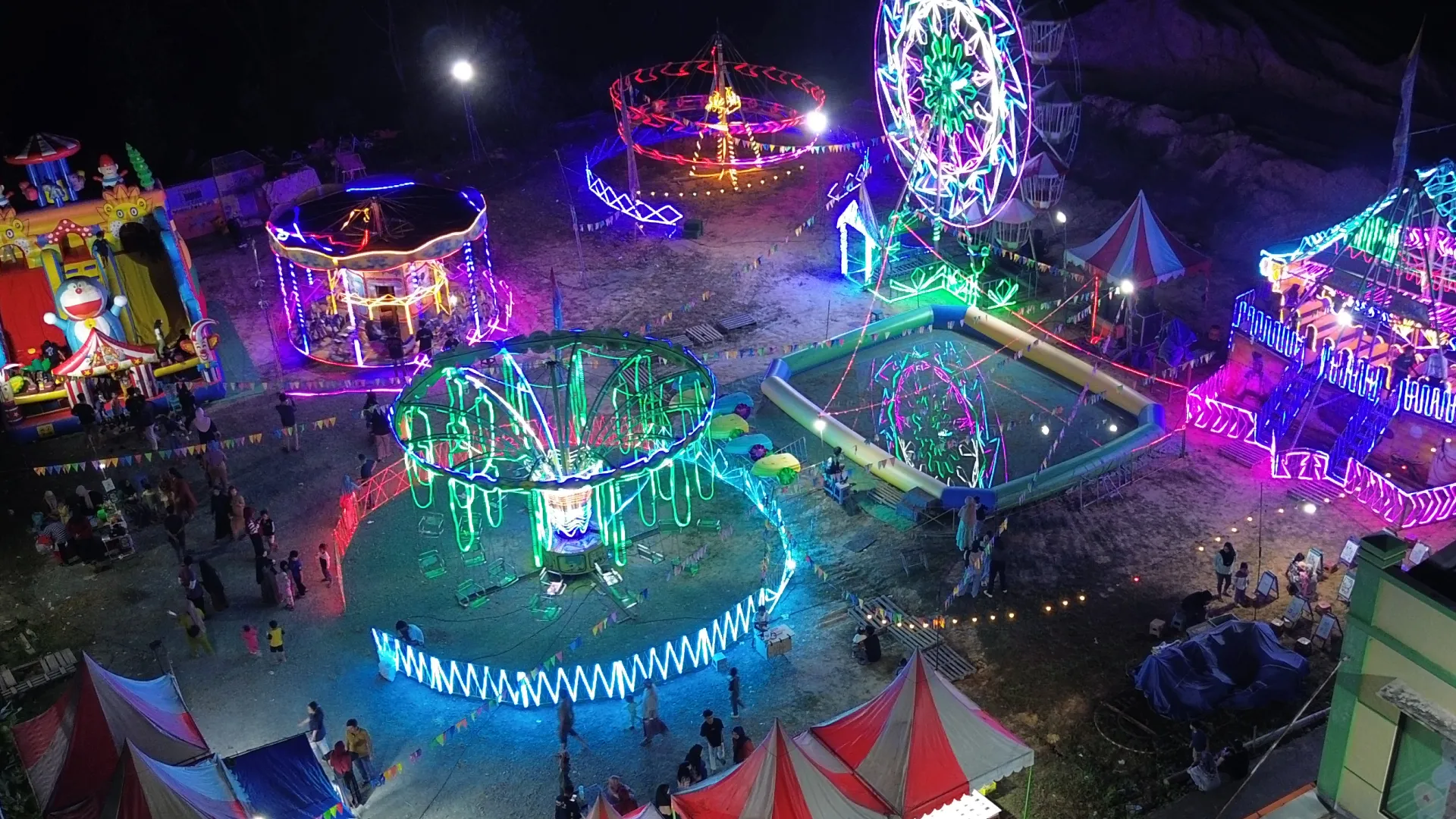 Seru, Meriah, dan Penuh Keceriaan! Pasar Malam Mentari Village